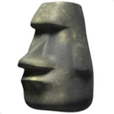Moai Emoji (U+1F5FF)